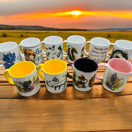 Our Line Of Artisan Coffee Cups Tortuga Hobby Works